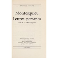 Lettres persanes de  Montesquieu, Charles Louis